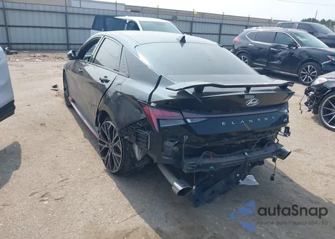 2022 Hyundai Elantra N z USA, uszkodzony, nr VIN KMHLW4AK6NU005962